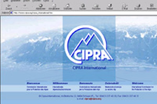 Neue Website von CIPRA-International