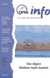 CIPRA Info 67: Die Alpen blicken nach aussen