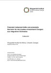Treibende Kräfte und potenzielle Barrieren für den Ausbau erneuerbarer Energien aus integrativer Sichtweise