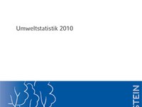 Umweltstatistik Liechtenstein 2010