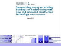 Summarizing survey on existing buildings on healthy living with new and advanced construction technology