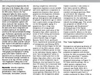 New Immigration Into the European Alps: Emerging Research Issues