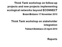 Think Tank workshops on stakeholder integration & follow-up projects and new projects implementing ecological networks beyond ECONNECT: Reports