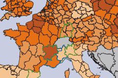 Rhône-Alpes si posiziona bene nel confronto tra le regioni