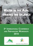 Water in the alps: striking the balance
