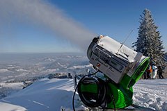 La neige fond dans les stations de ski de Bavière