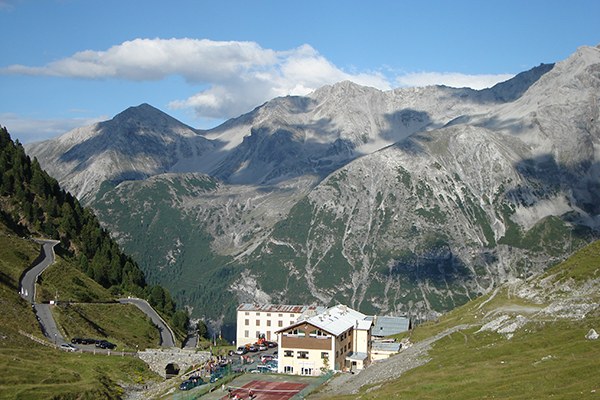 Drapeaux verts et noirs pour les Alpes