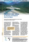 Gestion des eaux et réseaux écologiques dans les Alpes