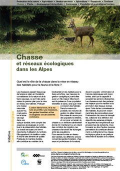 Chasse et réseaux écologiques dans les Alpes