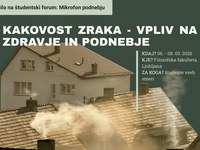 Mikrofon podnebju je nazaj – pridruži se razpravi o zraku, zdravju in podnebni prihodnosti