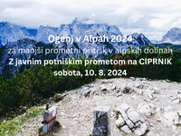 Vabilo na dogodek Ogenj v Alpah 2024 - Z javnim potniškim prometom na CIPRNIK