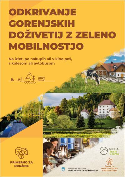 Zbirka izletov: Odkrivanje gorenjskih doživetij z zeleno mobilnostjo
